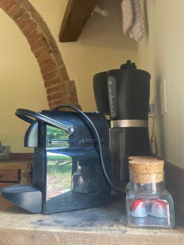 Podere Il Conventino, Casette in campagna con piscinaにあるキッチンまたは簡易キッチン