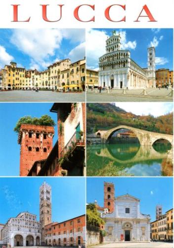 a collage of photos of different buildings and buildings at Molina apartment 213 in Pugnano