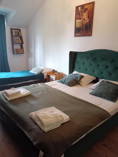 Postel nebo postele na pokoji v ubytování Casuta Verde