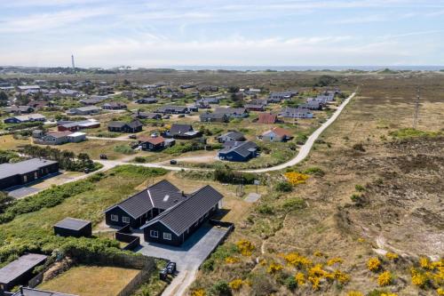 an aerial view of a subdivision of houses at Feriehus 1130 in Hvide Sande