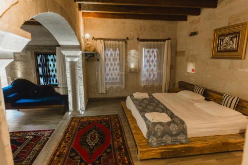 Katil atau katil-katil dalam bilik di Divan Cave House