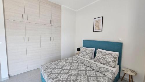 Postel nebo postele na pokoji v ubytování Estia Chios Apartments B3