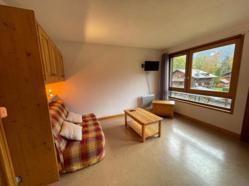 Studio ensoleillé à Morzine avec tennis proche village