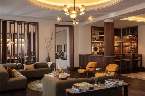 Posezení v ubytování Anantara Palais Hansen Vienna - newly renovated