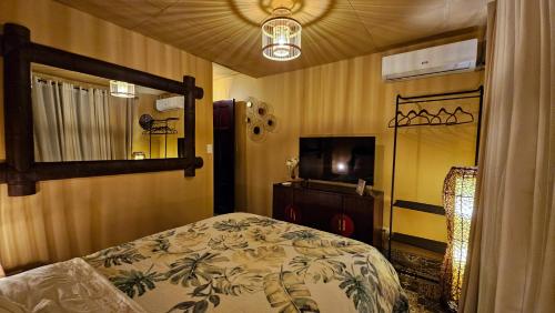 Postel nebo postele na pokoji v ubytování ORHO Hotel Boutique Marbella Panama City