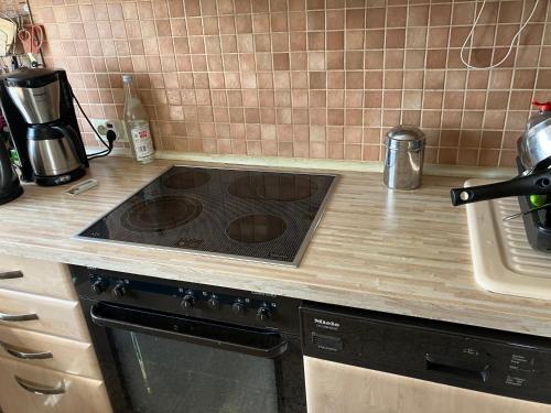 Η κουζίνα ή μικρή κουζίνα στο Ferienwohnung in Solms