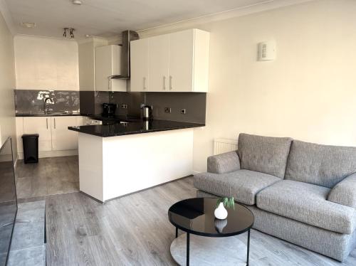 Η κουζίνα ή μικρή κουζίνα στο York City Centre Flat with View