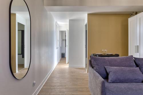 Ruang duduk di Hugo - Studio cosy au cœur de Pont-de-l’Arche