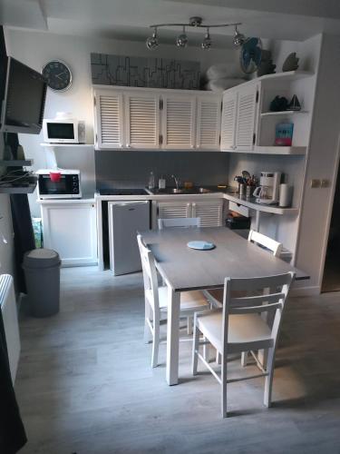 Joli studio entre port et plage