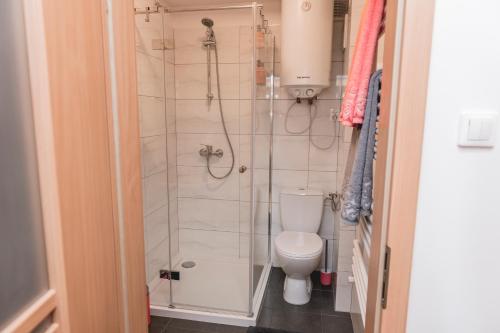 Kúpeľňa v ubytovaní Apartament Słoneczny