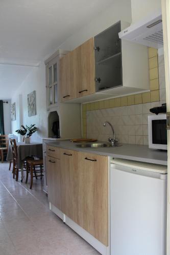 Dapur atau dapur kecil di Les Ricoux