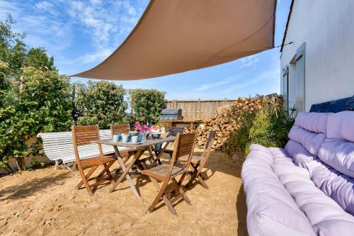 Maison pour 6 à Noirmoutier - jardin - terrasse