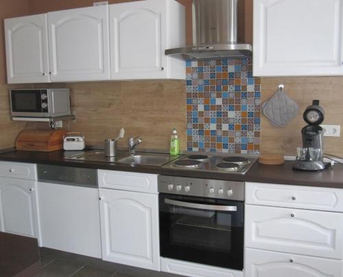 Dapur atau dapur kecil di Auszeit-Oase