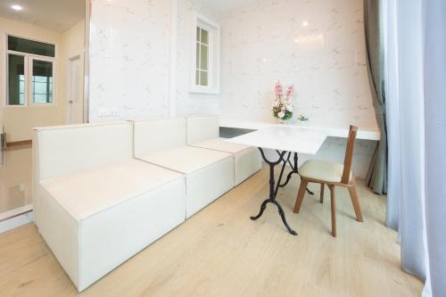 Ένα ή περισσότερα κρεβάτια σε δωμάτιο στο Family House Bangkok 4 Bedrooms 10 Guests Near Fashion Island