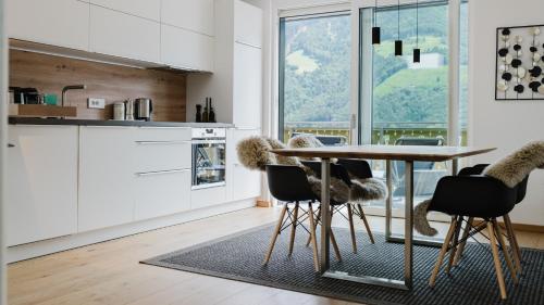 Η κουζίνα ή μικρή κουζίνα στο Rooftop Apartment - Alpstay