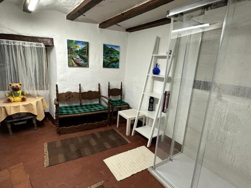 Postel nebo postele na pokoji v ubytování Peyre