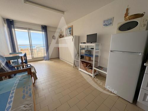 Studio cabine avec vue mer et parking