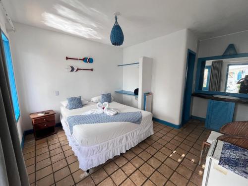 Postel nebo postele na pokoji v ubytování Pousada Mediterrânea