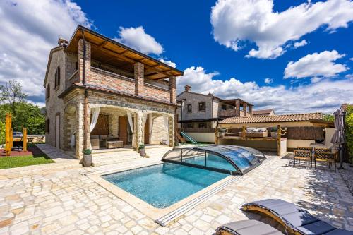 E-villa Vintage Istria with heated and covered pool