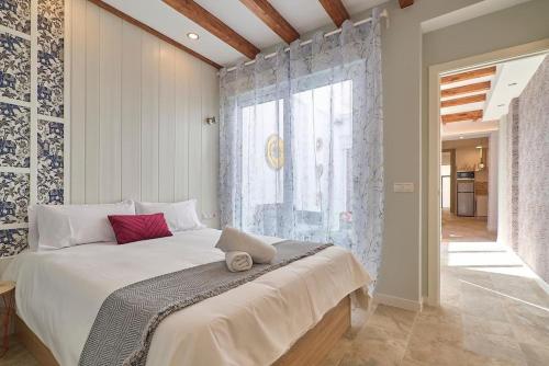 Postel nebo postele na pokoji v ubytování Estrella Super Nova