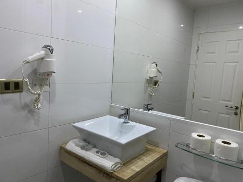 Koupelna v ubytování Resort Riu Tai