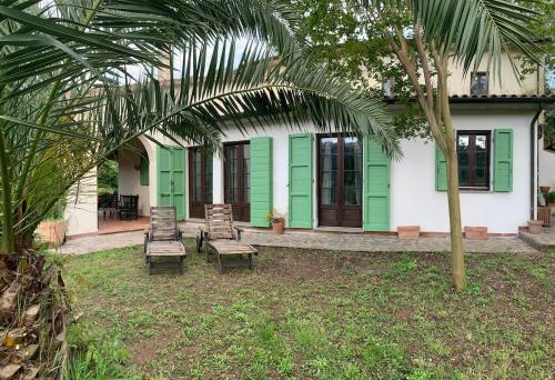 Zahrada ubytování Casa Ribellino