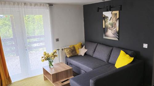 Χώρος καθιστικού στο Sunny House