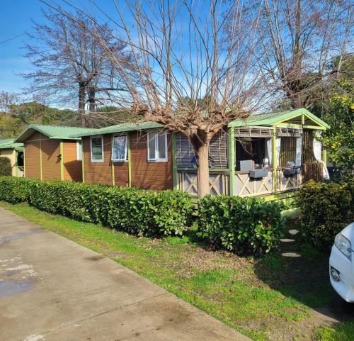 Chalet en bois climatisé À 300 m de la plage Marina di Sorbo 6 personnes