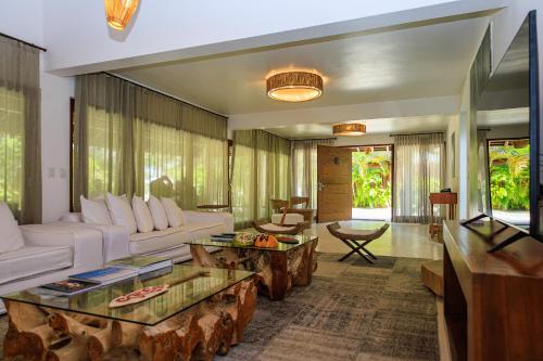 Televisyen dan/atau pusat hiburan di Campo Bahia Hotel Villas Spa