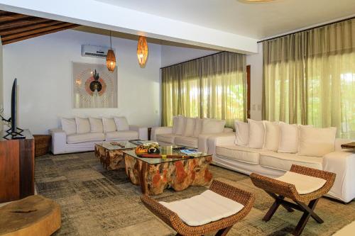 Ruang duduk di Campo Bahia Hotel Villas Spa