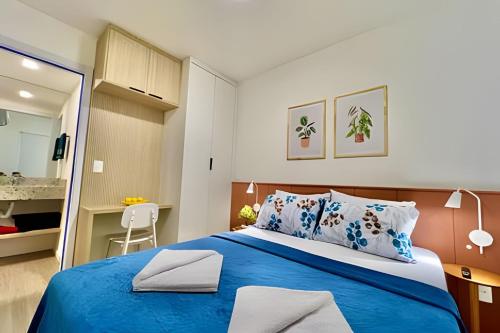 Ένα ή περισσότερα κρεβάτια σε δωμάτιο στο UNiCO, e melhor para VoCe:.D