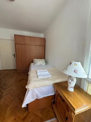 Postel nebo postele na pokoji v ubytování Apartman OLIVA3