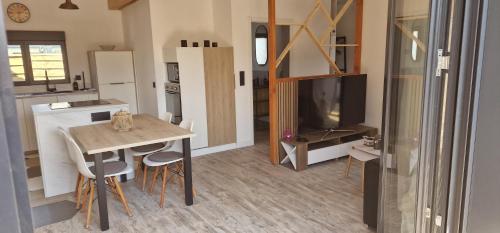 Η κουζίνα ή μικρή κουζίνα στο Chalet