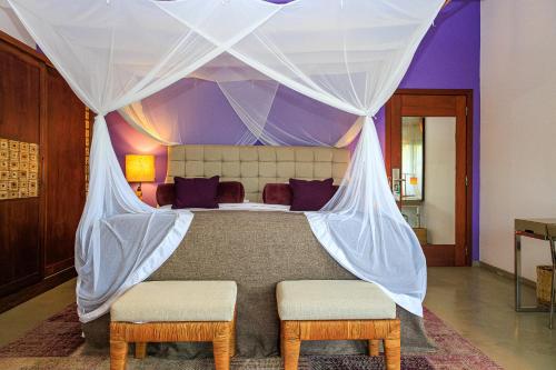 Katil atau katil-katil dalam bilik di Campo Bahia Hotel Villas Spa