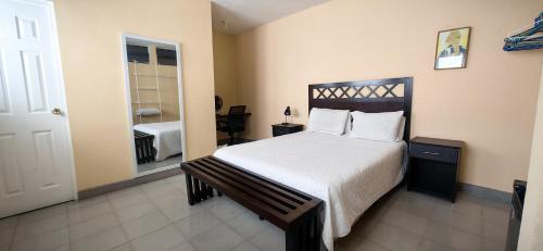 Ένα ή περισσότερα κρεβάτια σε δωμάτιο στο Casa Mesa
