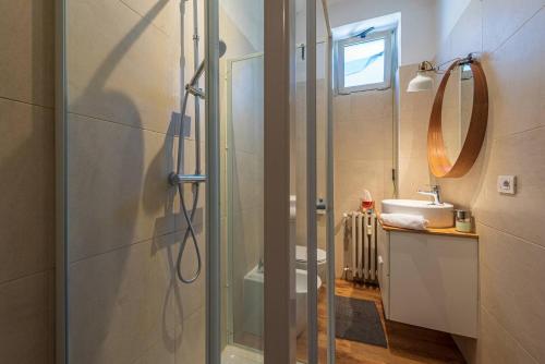 Koupelna v ubytování OTR apartment, Alba