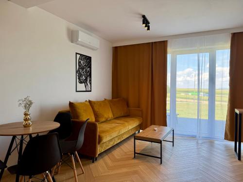 Χώρος καθιστικού στο LOFT Apartments