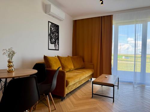 Χώρος καθιστικού στο LOFT Apartments