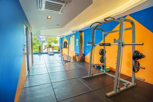 Fitnesscentret og/eller fitnessfaciliteterne på Brand New Luxury 3BR with Private Hammam
