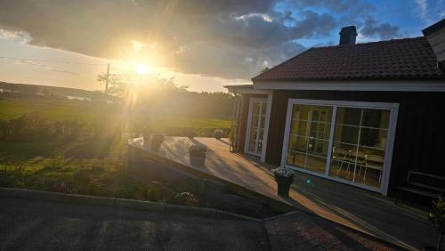 Lever ou coucher de soleil vu de la villa ou à proximité