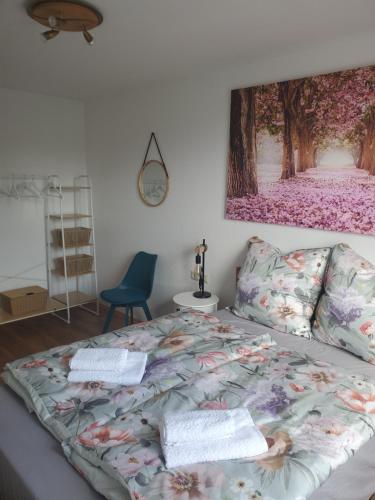 Кровать или кровати в номере Apartament Klara7