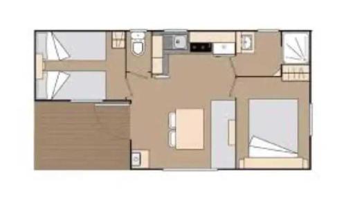 Κάτοψη του Camping 4 étoiles - Piscine - ccbagcc