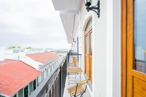 Balkón nebo terasa v ubytování La Cuadra By Wynwood House