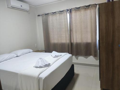 Cama o camas de una habitación en Lar Radaelli
