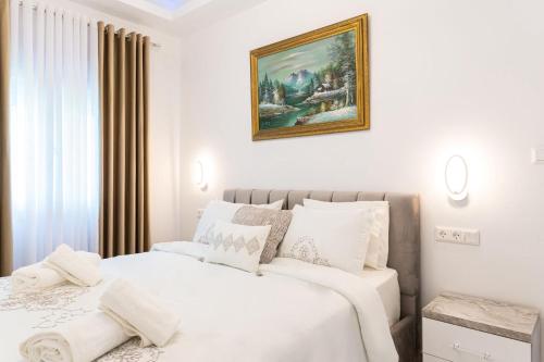 Ένα ή περισσότερα κρεβάτια σε δωμάτιο στο Newcastle House