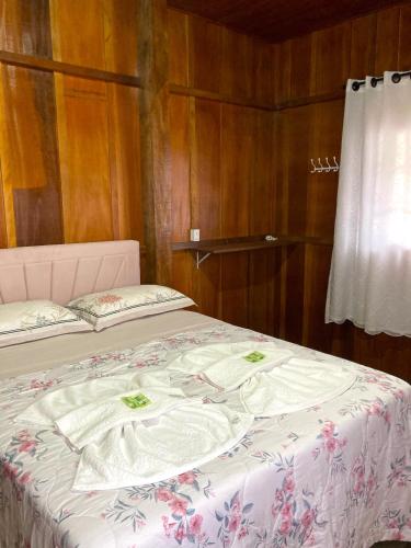 Katil atau katil-katil dalam bilik di Pousada Casa Wachholz - Rota do Enxaimel