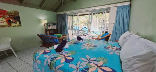Katil atau katil-katil dalam bilik di Avana Waterfront Apartments
