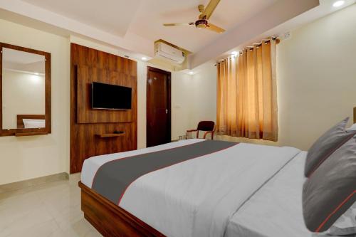 Katil atau katil-katil dalam bilik di Super Collection O Hemadri Residency
