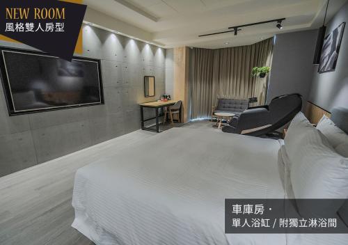 Katil atau katil-katil dalam bilik di If Motel In Fashion