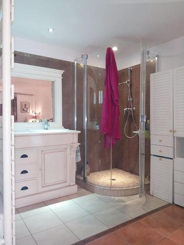 Salle de bains dans l'établissement La louvière